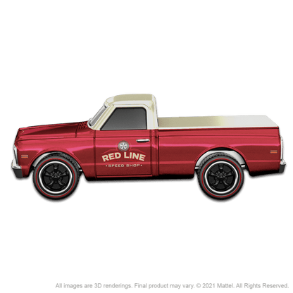 RLC sELECTIONs 1969 Chevy C-10 Xe Mô Hình Hot Wheels Cao Cấp Mattel - Hình ảnh bổ sung 4