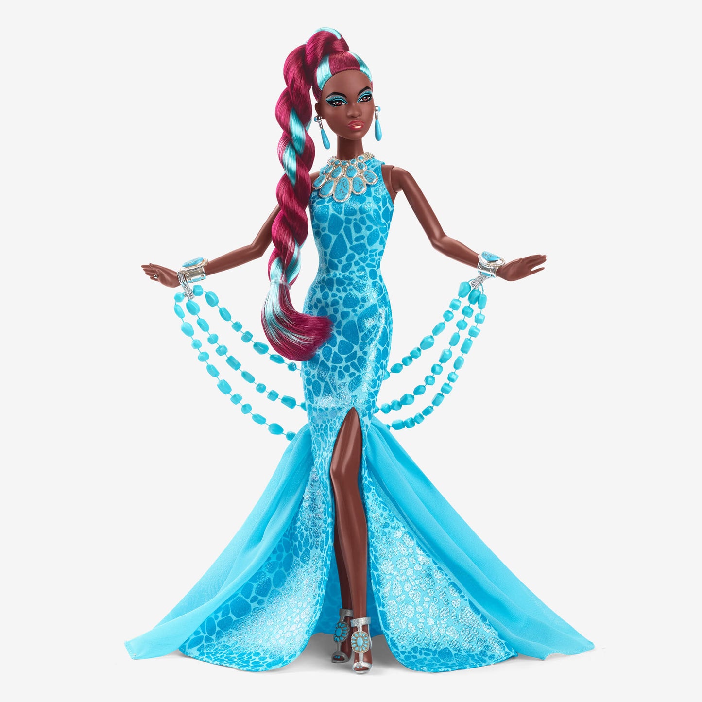 Barbie Fantasy Collection Turquoise Doll - Búp bê Sưu tầm Cao cấp - Mattel Mattel - ảnh 1 - Collectible Doll
