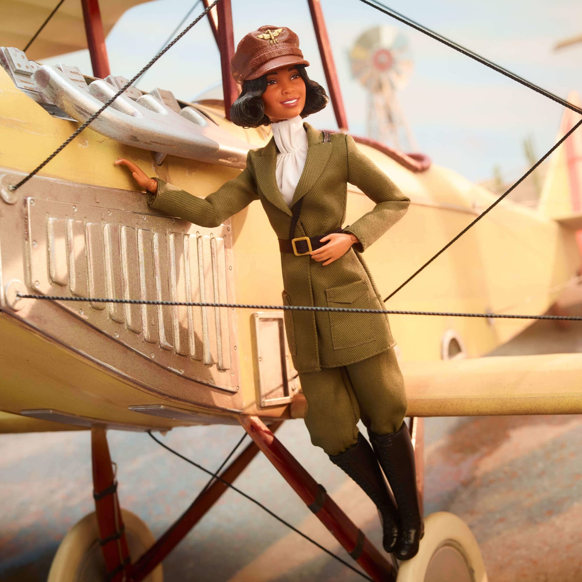 Barbie Inspiring Women Bessie Coleman Doll - Búp Bê Sưu Tầm Cao Cấp - Barbie Signature HJX37 - Hình ảnh bổ sung 8