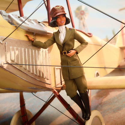 Barbie Inspiring Women Bessie Coleman Doll - Búp Bê Sưu Tầm Cao Cấp - Barbie Signature HJX37 - Hình ảnh bổ sung 8