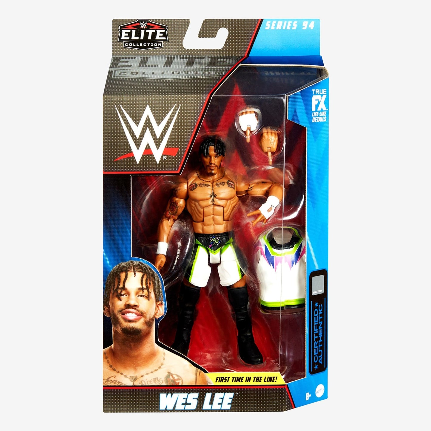 WWE Wes Lee Elite Collection Action Figure - Mô Hình Đồ Chơi Siêu Sao WWE - Mattel - Hình ảnh bổ sung 6