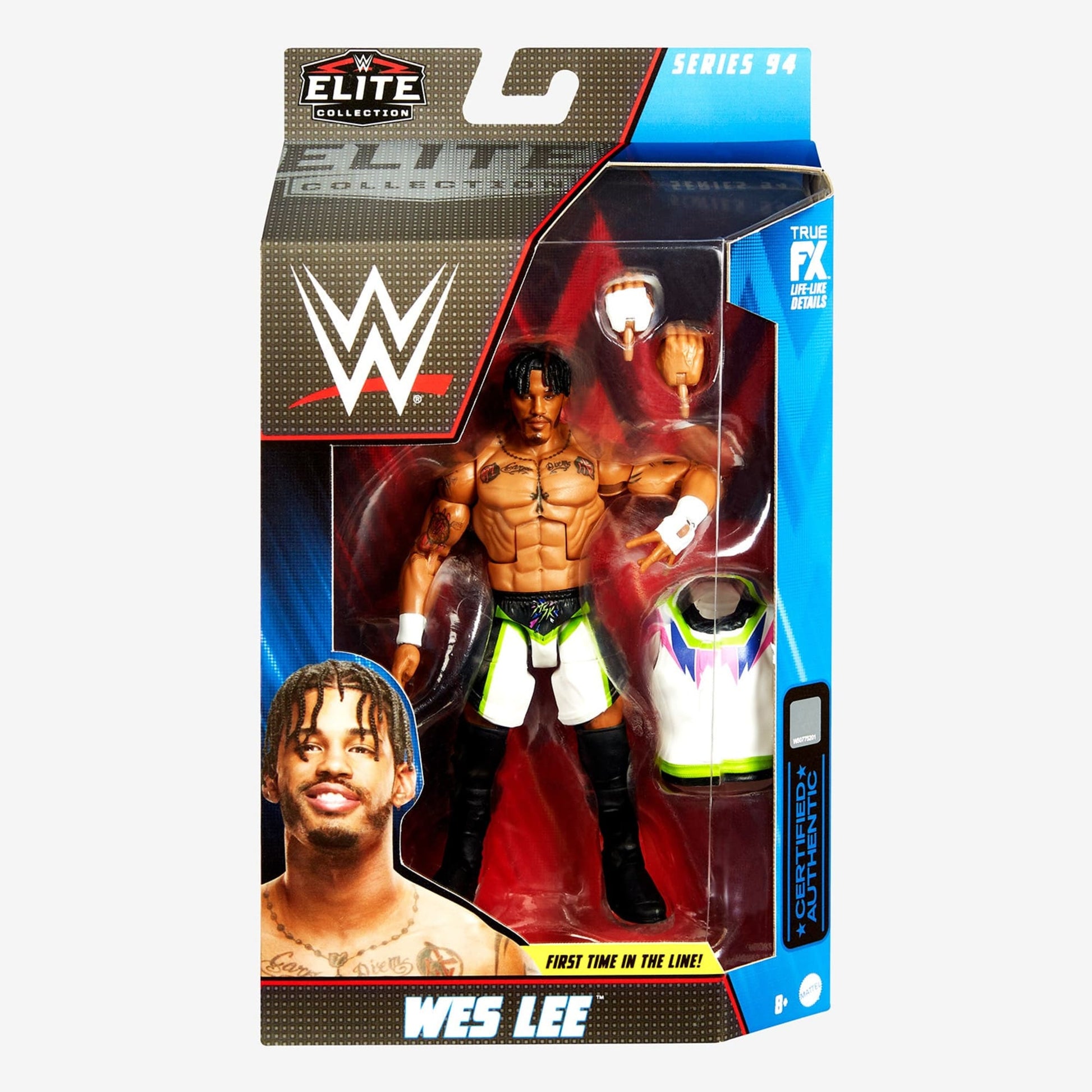 WWE Wes Lee Elite Collection Action Figure - Mô Hình Đồ Chơi Siêu Sao WWE - Mattel - Hình ảnh bổ sung 6