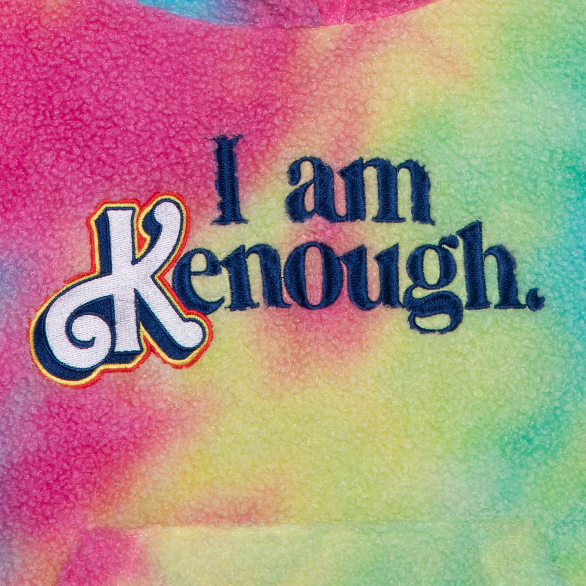 Barbie The Movie Official “I Am Kenough” Unisex Hoodie - Áo Hoodie Tie-dye Thời Trang - Mattel Creations - Hình ảnh bổ sung 4