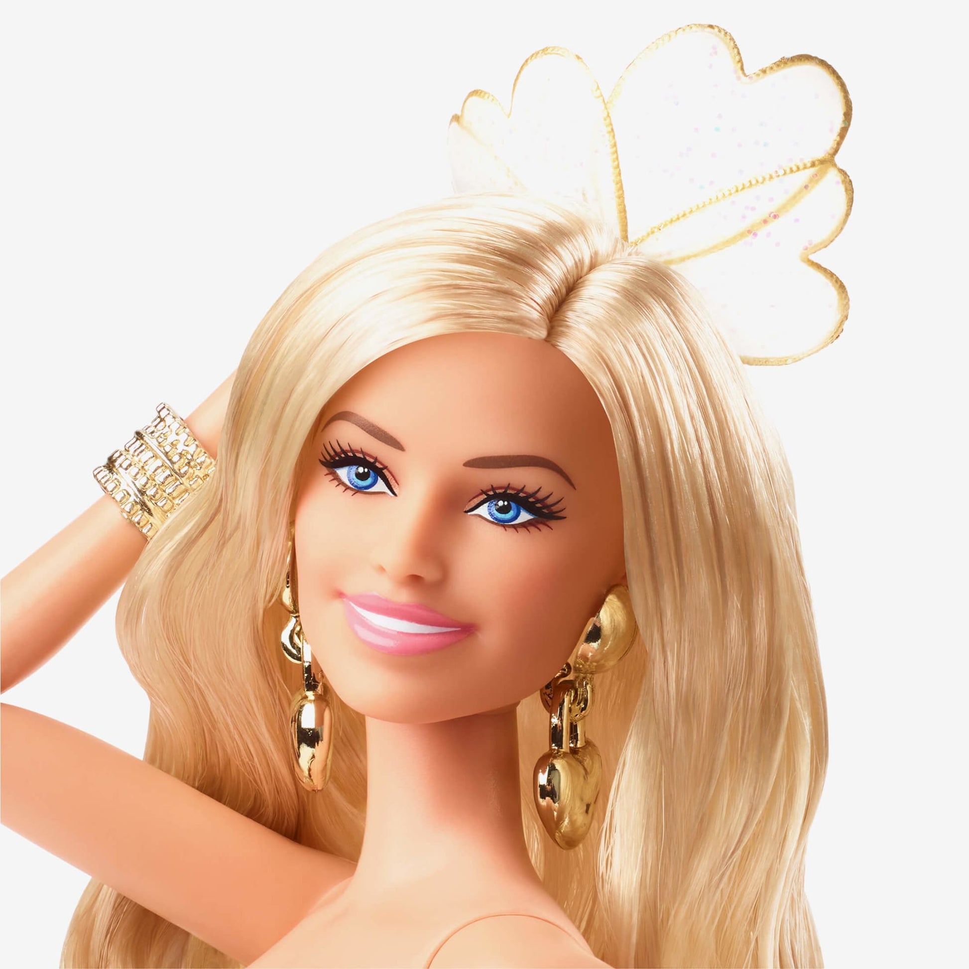 Barbie in Gold Disco Jumpsuit – Barbie The Movie - Búp bê sưu tầm cao cấp - Mattel Mattel - ảnh 6 - Búp bê sưu tầm