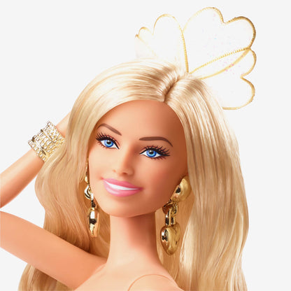 Barbie in Gold Disco Jumpsuit – Barbie The Movie - Búp bê sưu tầm cao cấp - Mattel Mattel - ảnh 6 - Búp bê sưu tầm