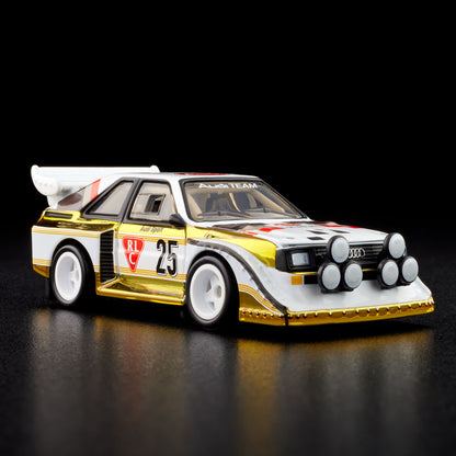 RLC Exclusive 1985 Audi Sport quattro S1 - Xe Mô Hình Rally 1:64 Hot Wheels Red Line Club