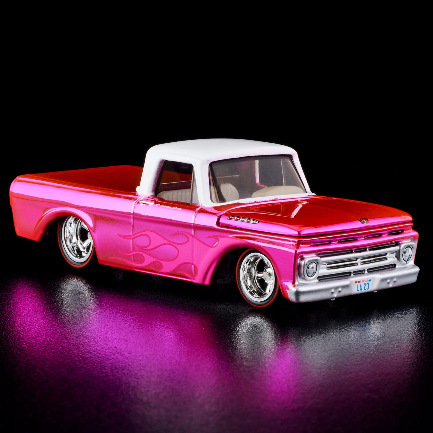 RLC Exclusive Pink Edition 1962 Ford F100 Xe Mô Hình Hot Wheels Red Line Club - Hình ảnh chi tiết 2