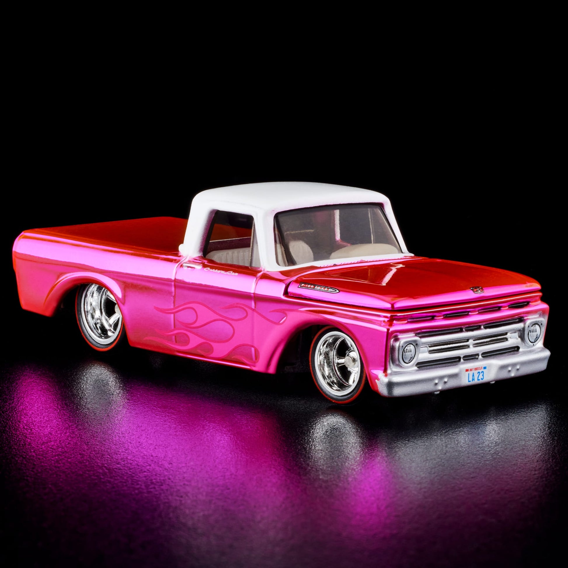 RLC Exclusive Pink Edition 1962 Ford F100 Xe Mô Hình Hot Wheels Red Line Club - Hình ảnh chi tiết 2