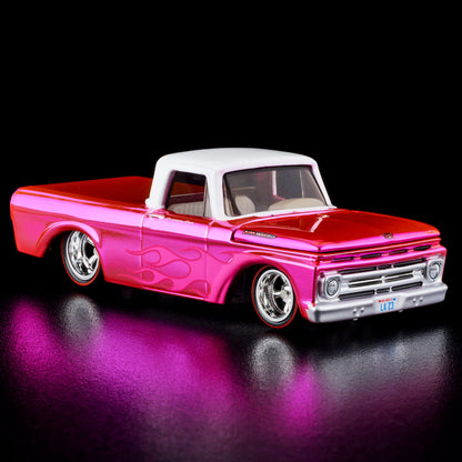 RLC Exclusive Pink Edition 1962 Ford F100 Xe Mô Hình Hot Wheels Red Line Club - Hình ảnh chi tiết 2