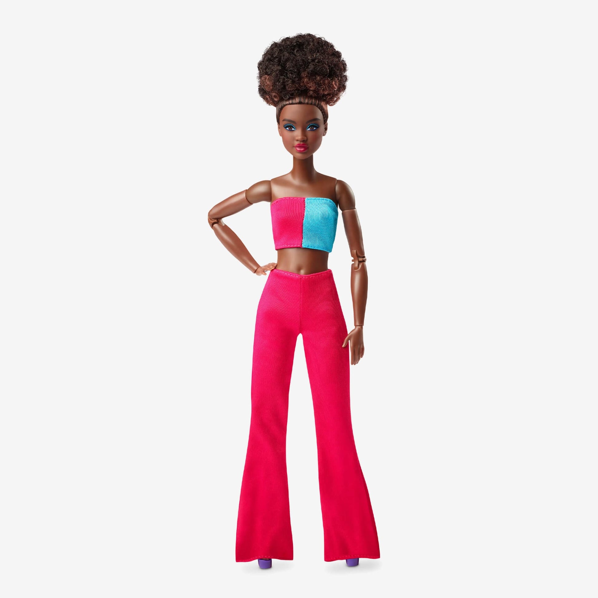 Barbie Looks Doll (Original, Curly Black Hair) - Búp bê thời trang sưu tầm Signature #14 - Mattel HJW81 - Hình ảnh sản phẩm