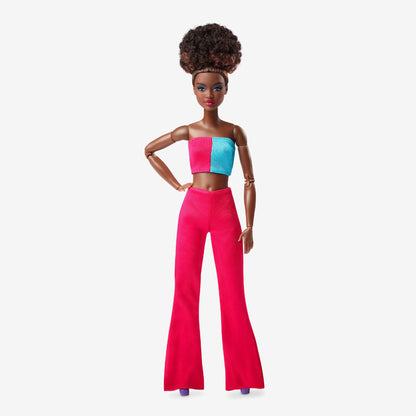Barbie Looks Doll (Original, Curly Black Hair) - Búp bê thời trang sưu tầm Signature #14 - Mattel HJW81 - Hình ảnh sản phẩm