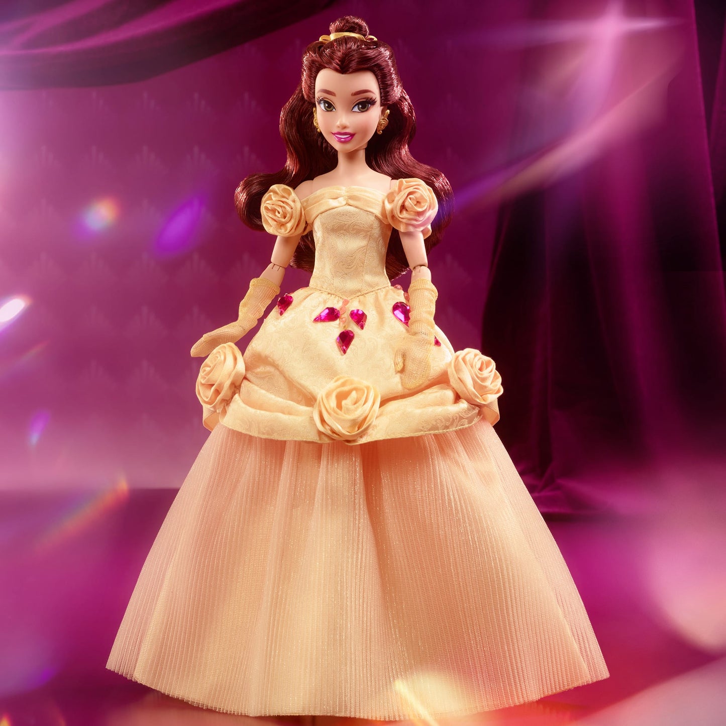 Disney Collector Radiance Collection Belle Doll - Búp bê Belle Sưu tầm Cao cấp - Mattel HLX64 - Hình ảnh chi tiết 2