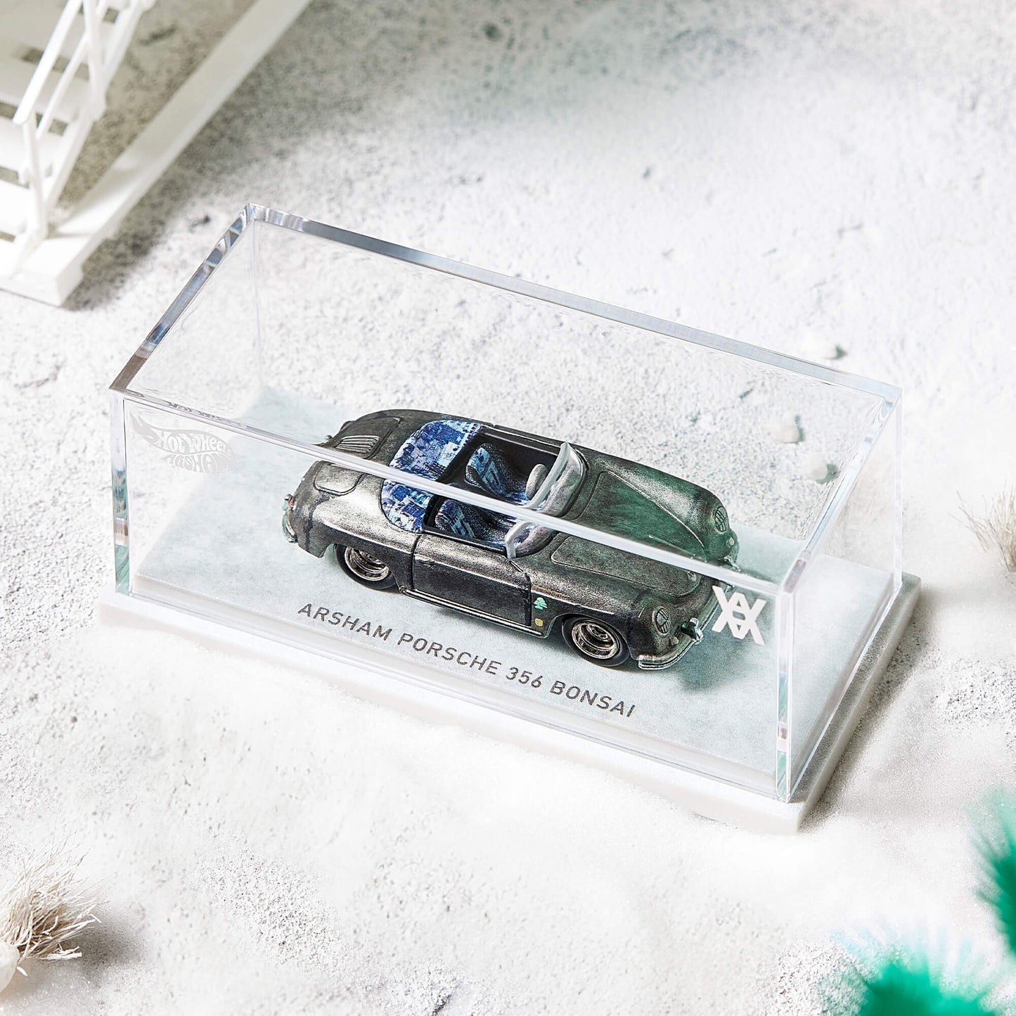 Hot Wheels x Daniel Arsham Porsche 356 “Bonsai” Speedster - Mô hình xe Diecast 1:64 Sưu tầm Cao cấp Hot Wheels - ảnh 5 - Diec