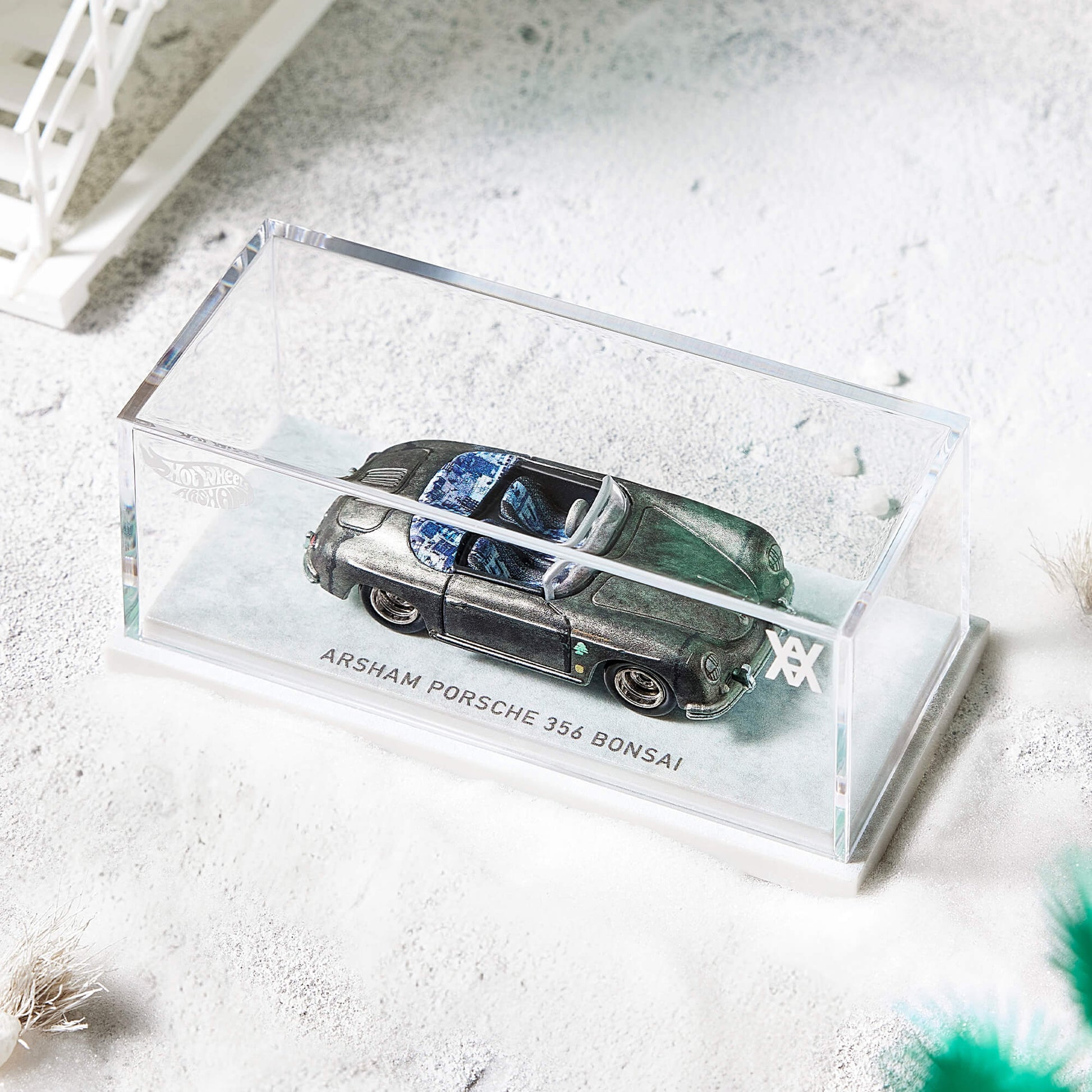 Hot Wheels x Daniel Arsham Porsche 356 “Bonsai” Speedster - Mô hình xe Diecast 1:64 Sưu tầm Cao cấp Hot Wheels - ảnh 5 - Diec