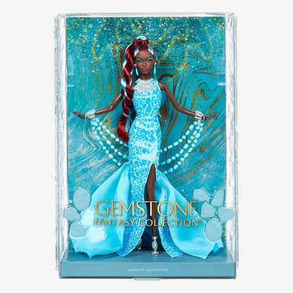 Barbie Fantasy Collection Turquoise Doll - Búp bê Sưu tầm Cao cấp - Mattel Mattel - ảnh 7 - Collectible Doll