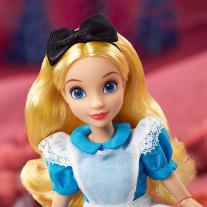 Disney Collector Alice in Wonderland Doll - Búp Bê Sưu Tầm Cao Cấp Disney 100 Năm - Mattel HLX68 - Hình ảnh bổ sung 5