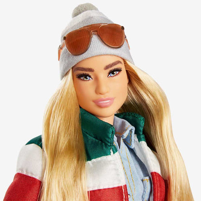 HBC Stripes Barbie Doll - Búp Bê Sưu Tầm Kỷ Niệm 350 Năm Hudson's Bay - Gold Label - Góc nhìn khác 3