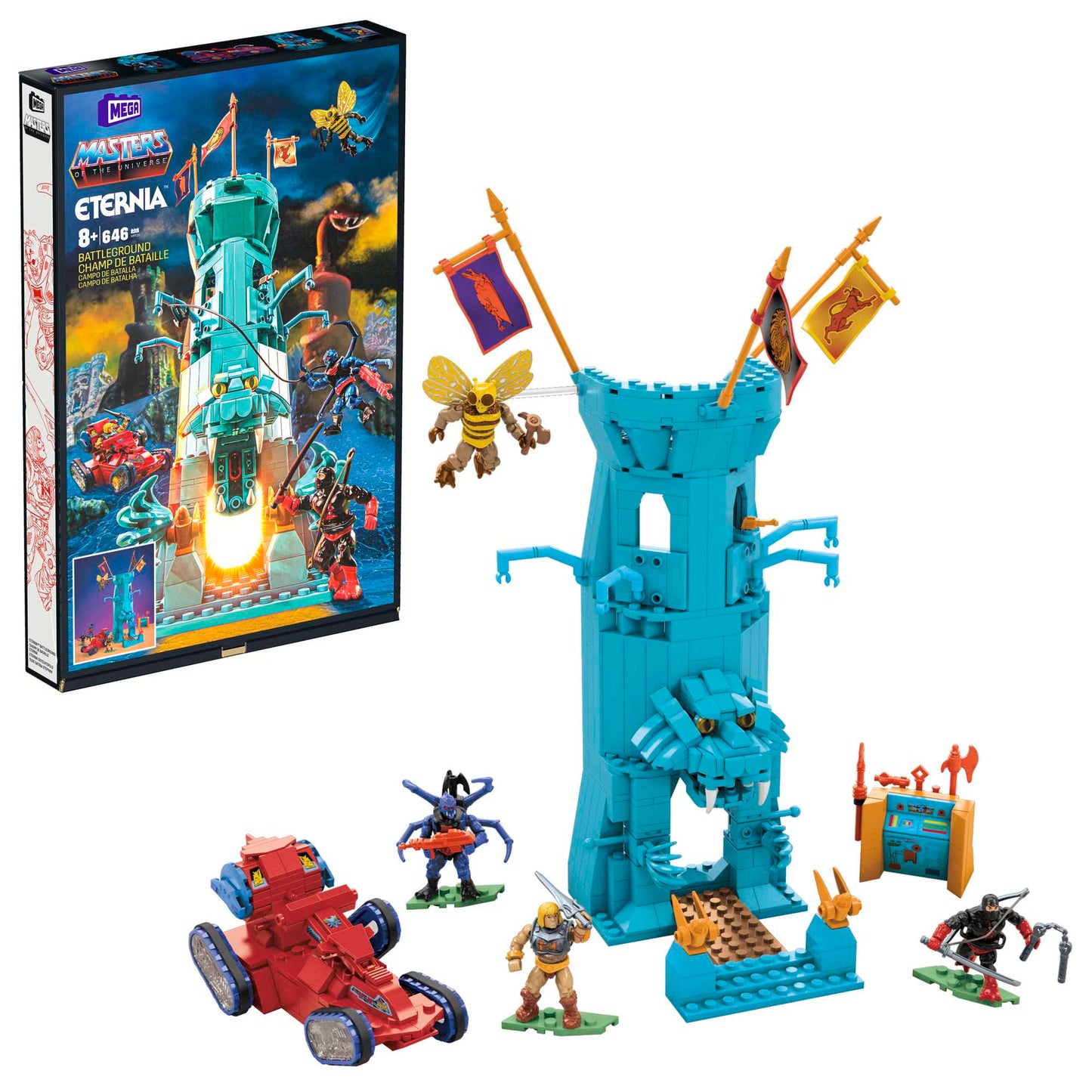 MEGA Masters of the Universe Eternia Battleground Building Set