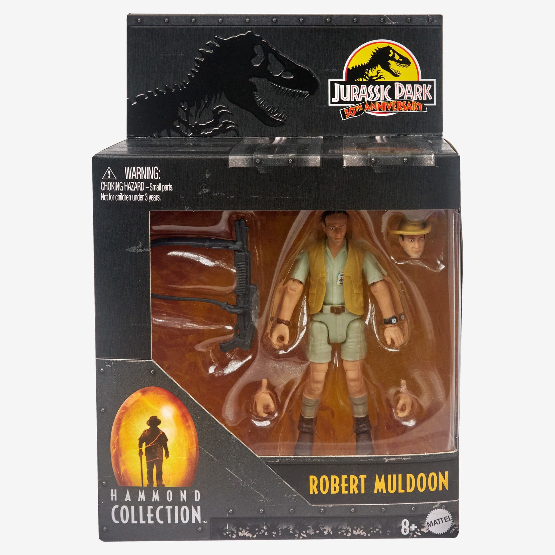 Jurassic World Jurassic Park Figure Robert Muldoon Hammond Collection Mô Hình Nhân Vật Khớp Linh Hoạt 3.75 Inch Mattel Creations - Hình ảnh bổ sung 6