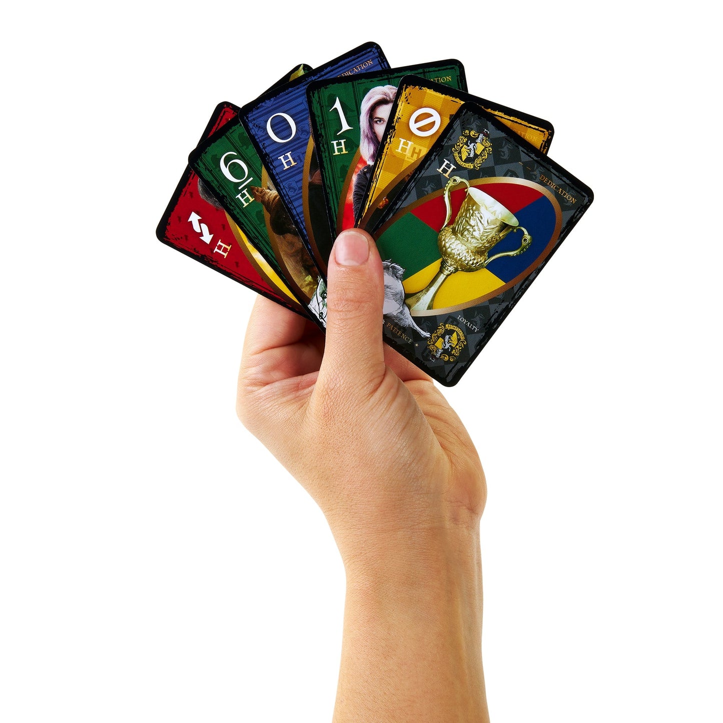 UNO Fandom Harry Potter Hufflepuff Game Deck - Trò chơi thẻ bài Nhà Hufflepuff - Mattel Mattel - ảnh 1 - Board Game