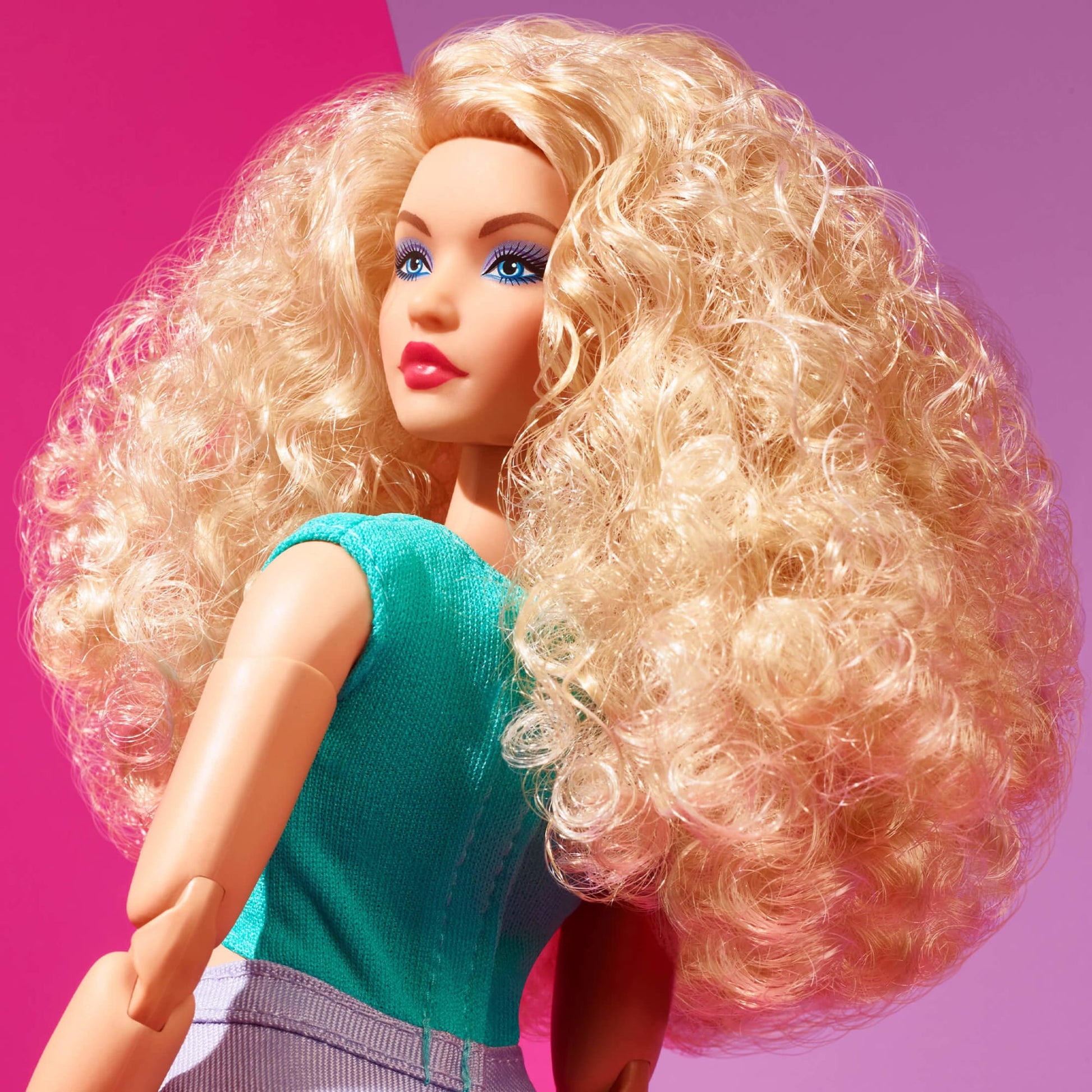 Barbie Looks Doll (Curvy, Curly Blonde Hair) - Búp bê sưu tầm Barbie Signature Mattel HJW83 Mattel - ảnh 5 - Búp bê sưu tầm