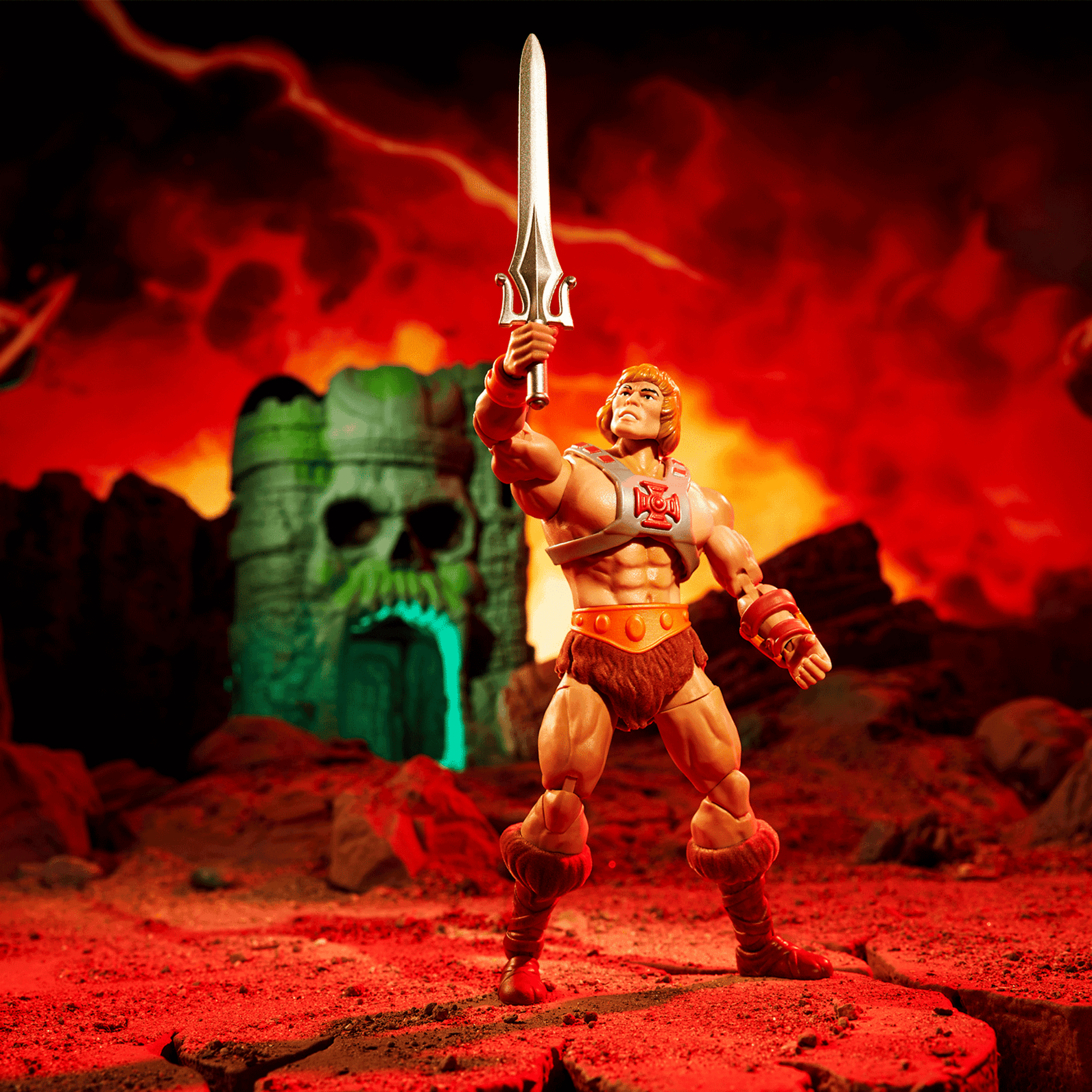 Masters of the Universe Masterverse He-Man vs Skeletor 40th Anniversary - Bộ Mô Hình Kỷ Niệm 40 Năm Chính Hãng Mattel Mattel 