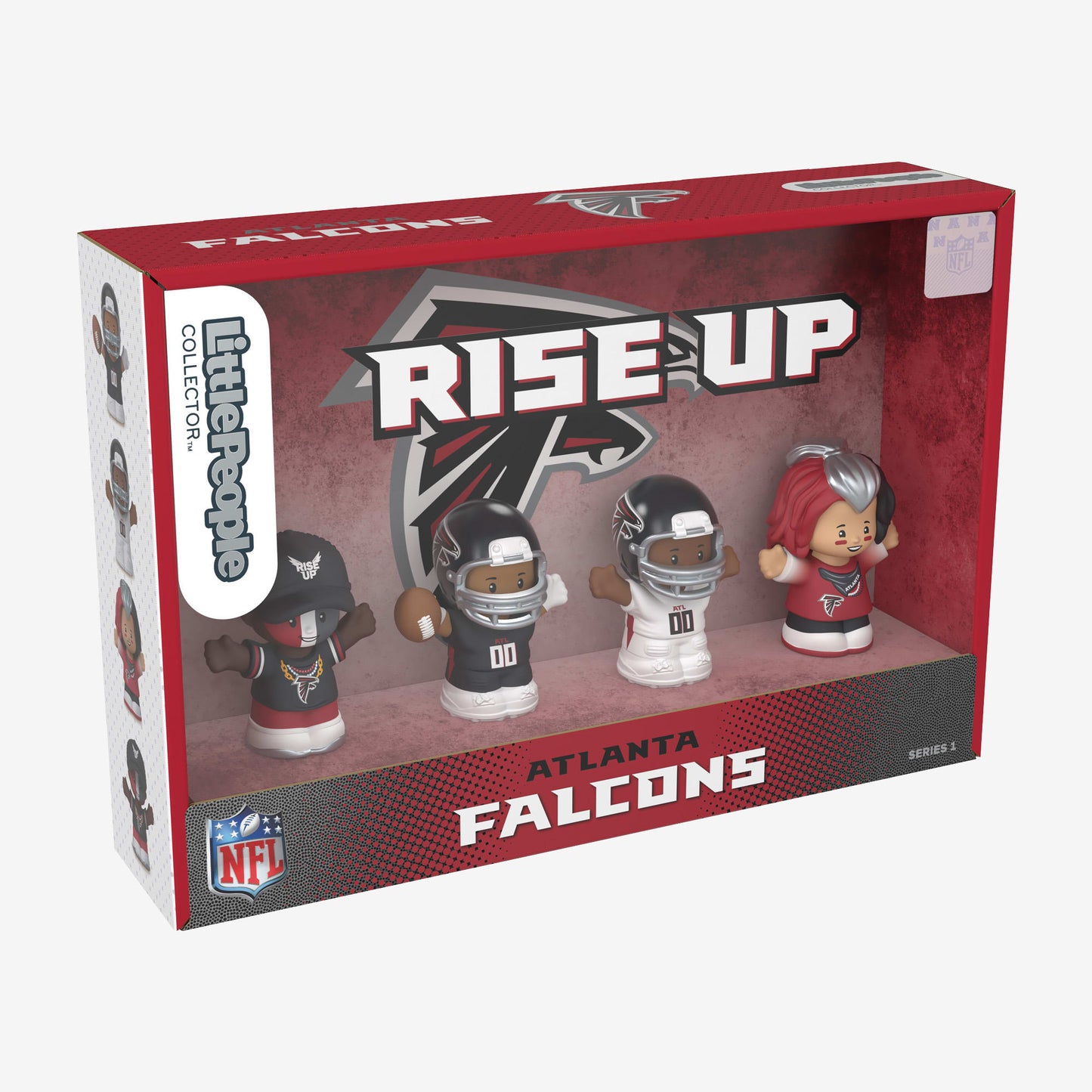 Little People Collector x NFL Atlanta Falcons Set - Bộ Mô Hình Nhân Vật Đồ Chơi Sưu Tầm - Mattel HNJ34 Mattel - ảnh 2 - Actio