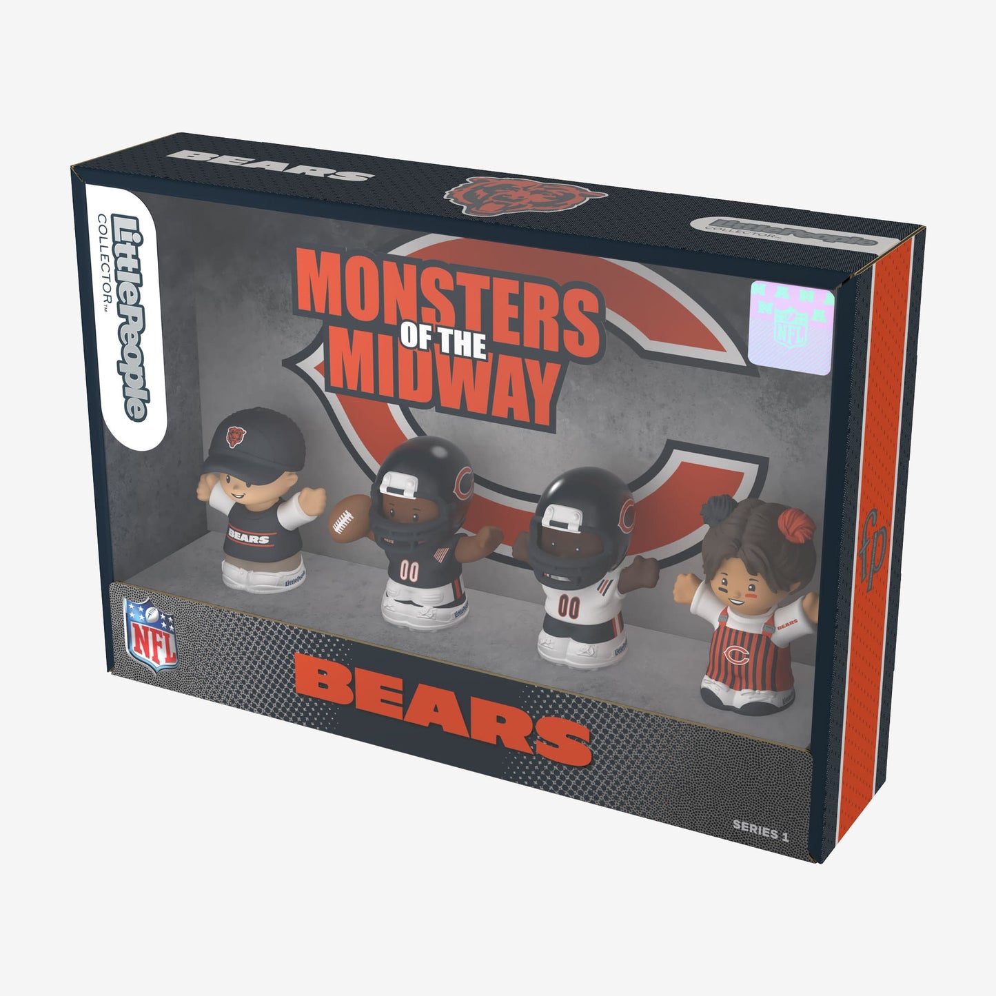 Little People Collector x NFL Chicago Bears Set - Bộ Figure Sưu Tầm Bóng Bầu Dục - Mattel Mattel - ảnh 2 - Figure Sets