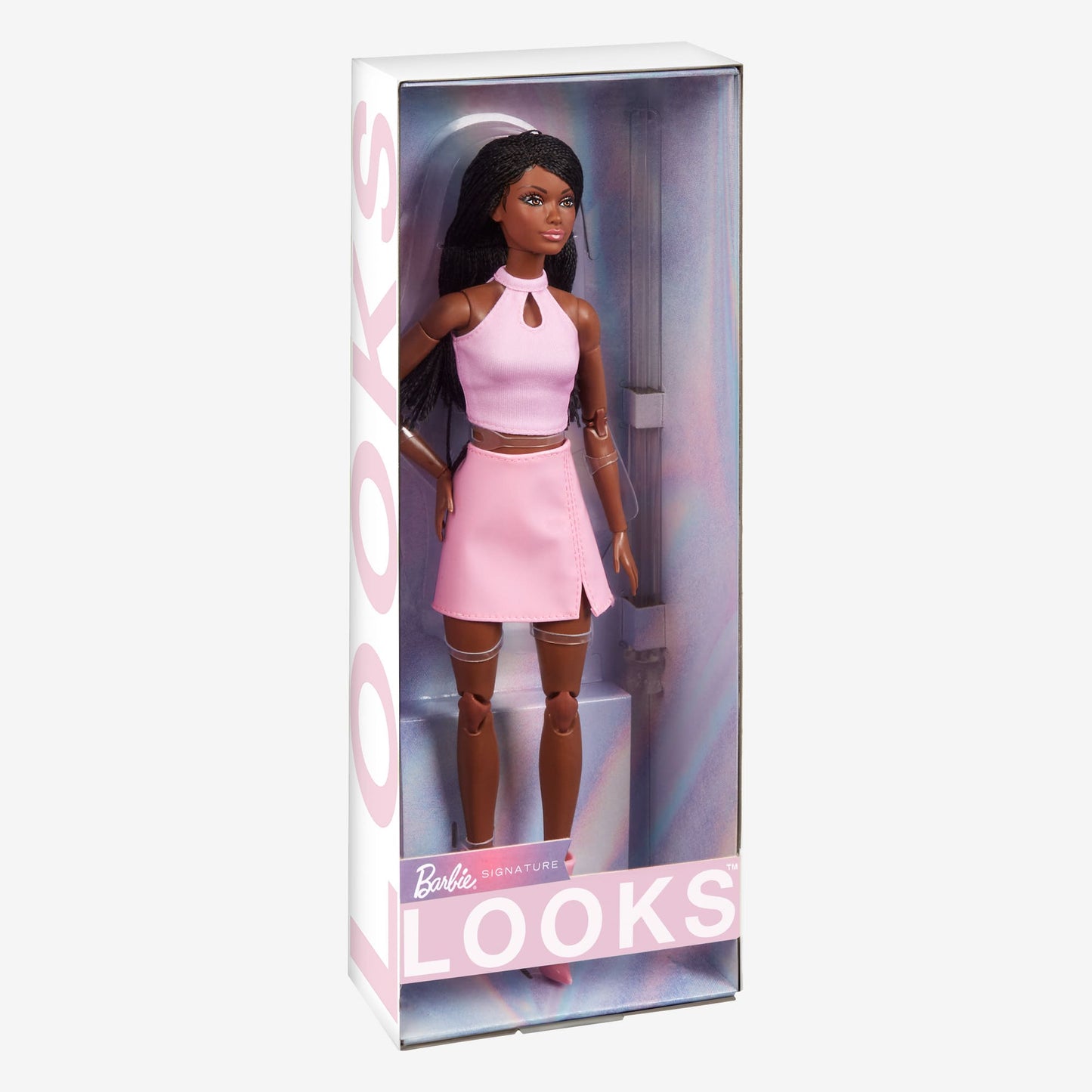 Barbie Looks Doll #21 (Original, Long Black Hair) - Búp bê thời trang sưu tầm Barbie Signature HRM13 Barbie Signature - ảnh 4
