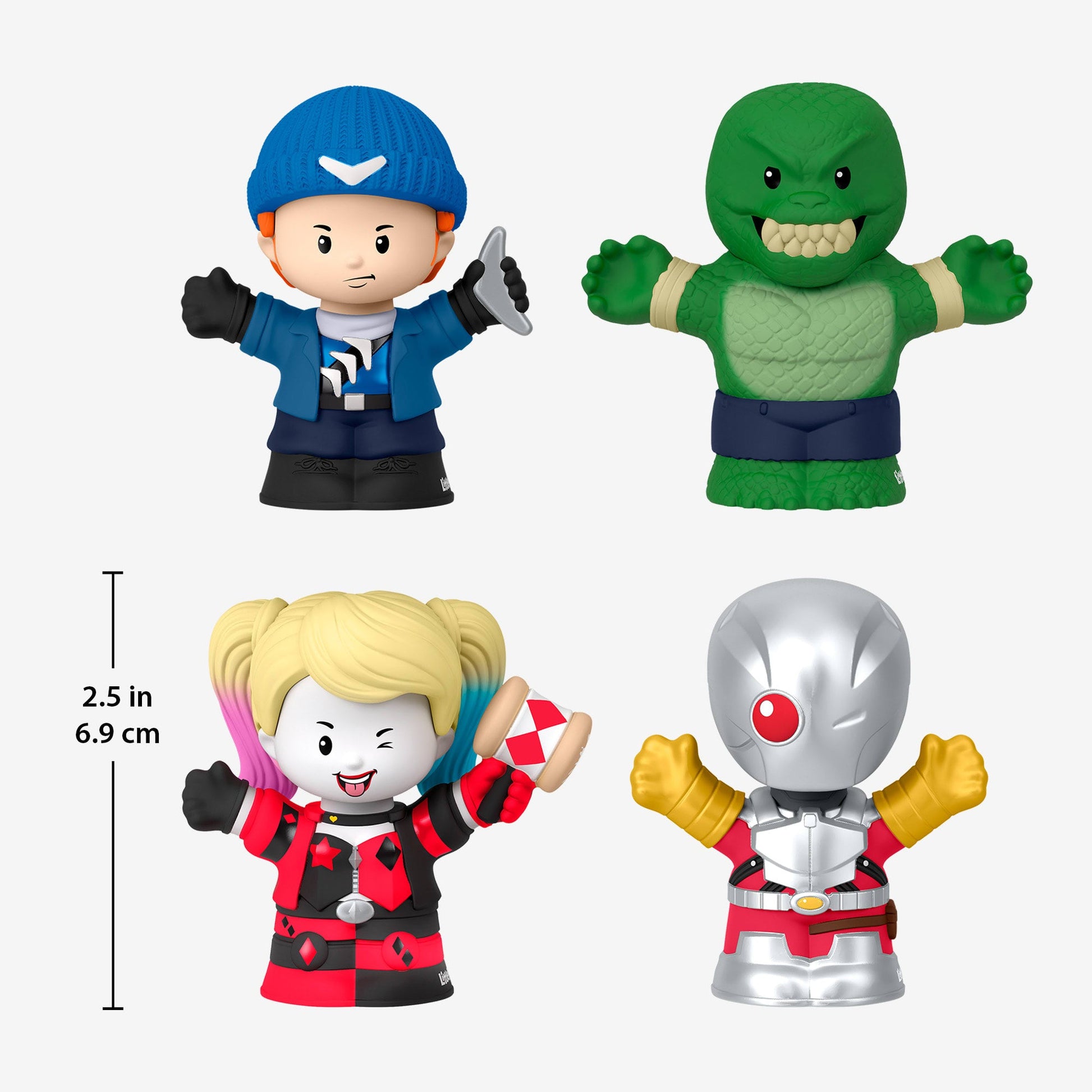 Little People Collector Suicide Squad Special Edition Figure Set - Bộ Mô Hình Nhân Vật DC Cao Cấp - Mattel HPH07 - Hình ảnh bổ sung 6