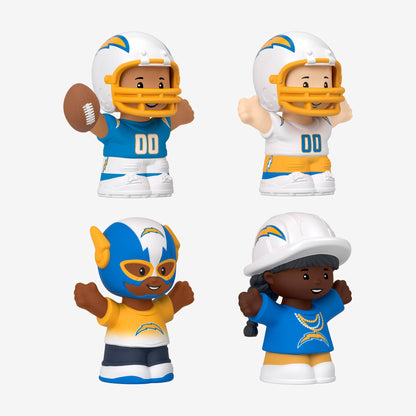 Little People Collector x NFL Los Angeles Chargers Set - Bộ Mô Hình Nhân Vật Thể Thao - Mattel HNJ53 - Hình ảnh bổ sung 6