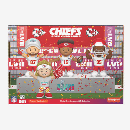 Little People Collector Super Bowl LVII Champions Set Kansas City Chiefs - Bộ Mô Hình Figure NFL - Mattel - Hình ảnh bổ sung 8