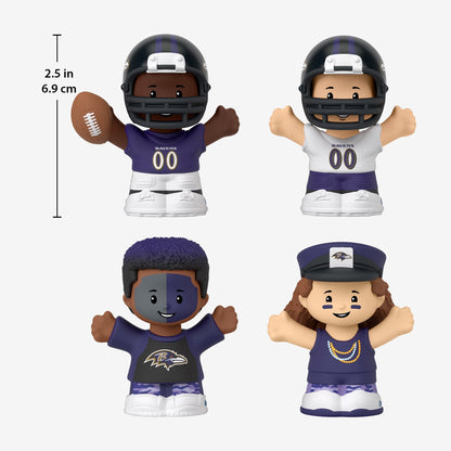 Little People Collector x NFL Baltimore Ravens Set - Bộ Mô Hình Đồ Chơi Sưu Tập NFL Mattel HNJ33 Mattel - ảnh 1 - Figure