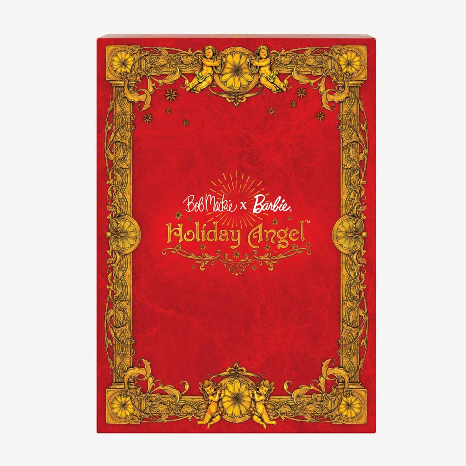Bob Mackie Barbie Holiday Angel Doll - Búp Bê Barbie Sưu Tầm Cao Cấp Gold Label - Hình ảnh bổ sung 4