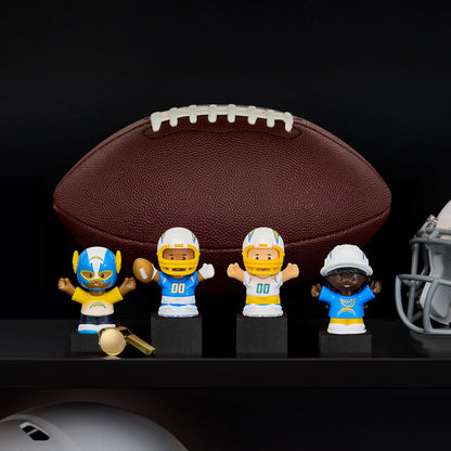 Little People Collector x NFL Los Angeles Chargers Set - Bộ Mô Hình Nhân Vật Thể Thao - Mattel HNJ53 - Hình ảnh chi tiết 2