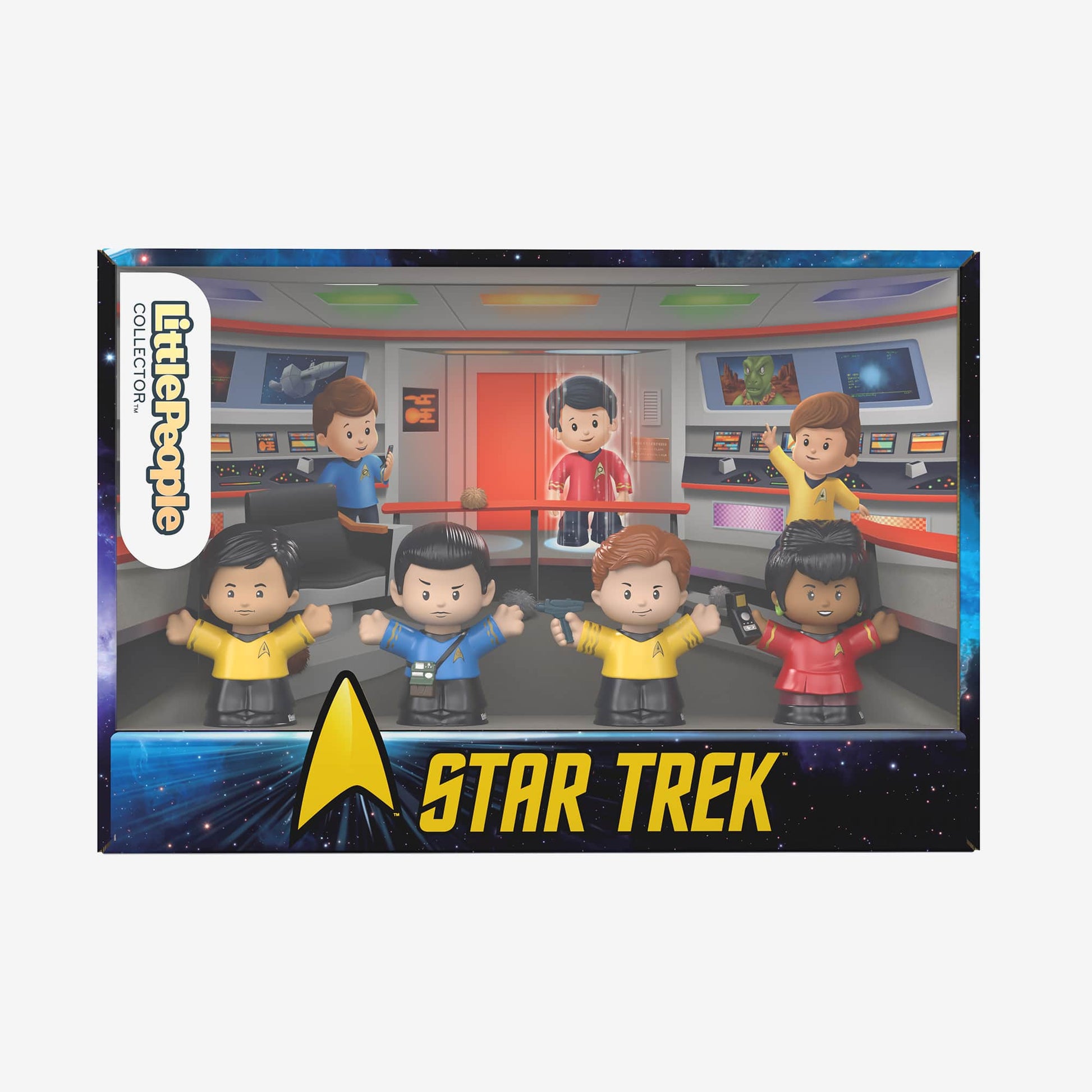 Little People Collector Star Trek Special Edition Set Bộ mô hình nhân vật Star Trek Mattel - Hình ảnh bổ sung 8