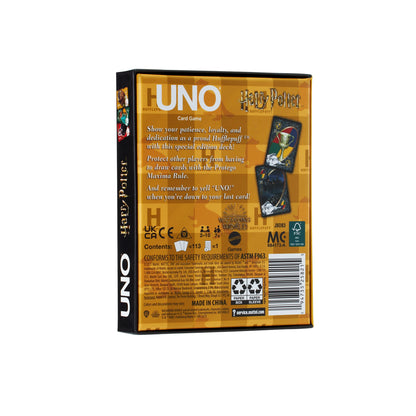 UNO Fandom Harry Potter Hufflepuff Game Deck - Trò chơi thẻ bài Nhà Hufflepuff - Mattel