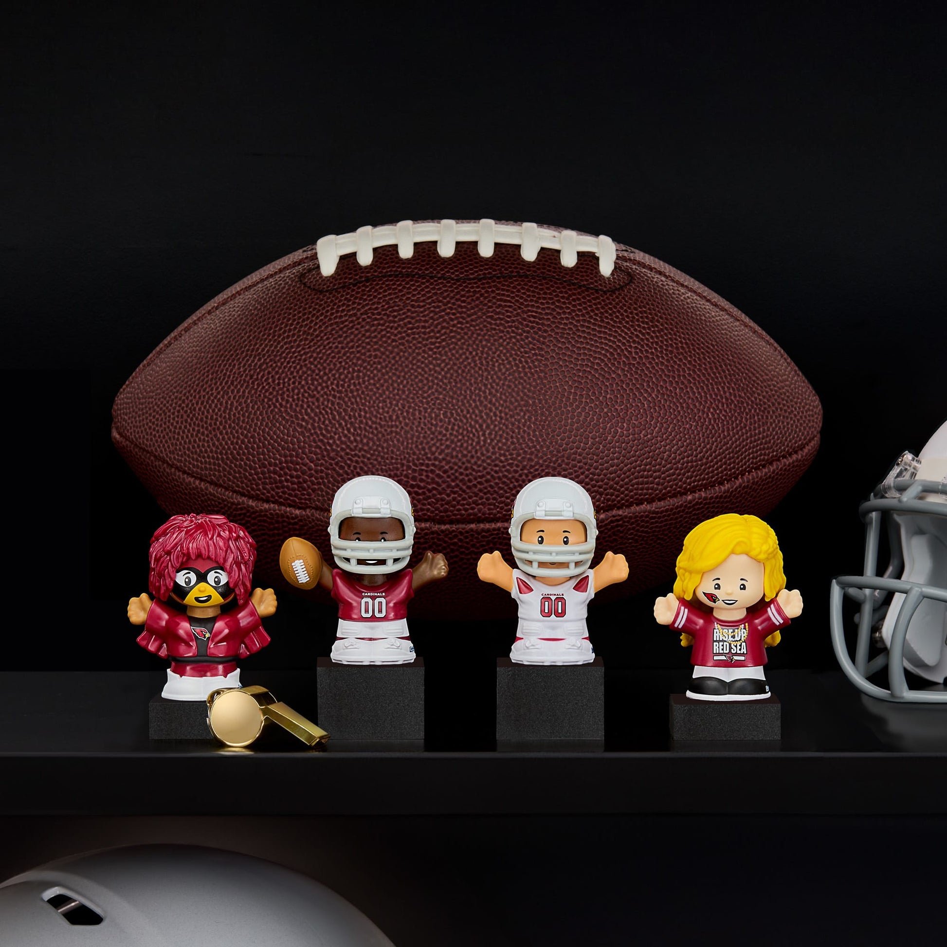 Little People Collector x NFL Arizona Cardinals Set - Bộ Mô Hình Nhân Vật Sưu Tập - Mattel - Hình ảnh chi tiết 2