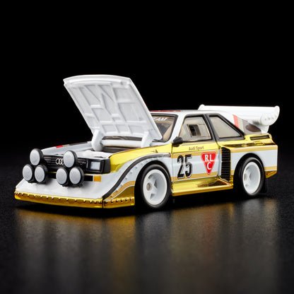 RLC Exclusive 1985 Audi Sport quattro S1 - Xe Mô Hình Rally 1:64 Hot Wheels Red Line Club