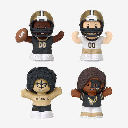 Little People Collector x NFL New Orleans Saints Set - Bộ Mô Hình Nhân Vật Bóng Bầu Dục Mattel - Hình ảnh bổ sung 4