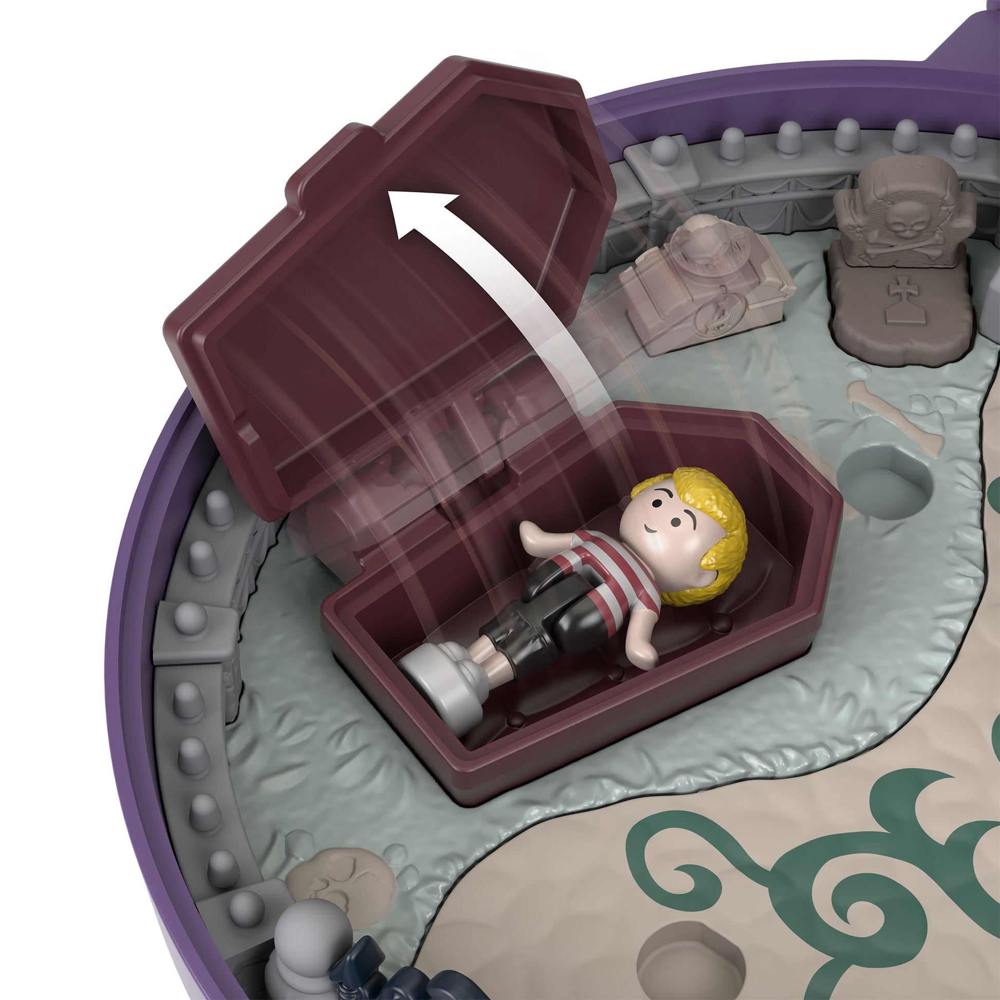 Polly Pocket Collector The Addams Family Compact - Đồ Chơi Mô Hình Sưu Tầm Mattel HXW25 - Hình ảnh bổ sung 6