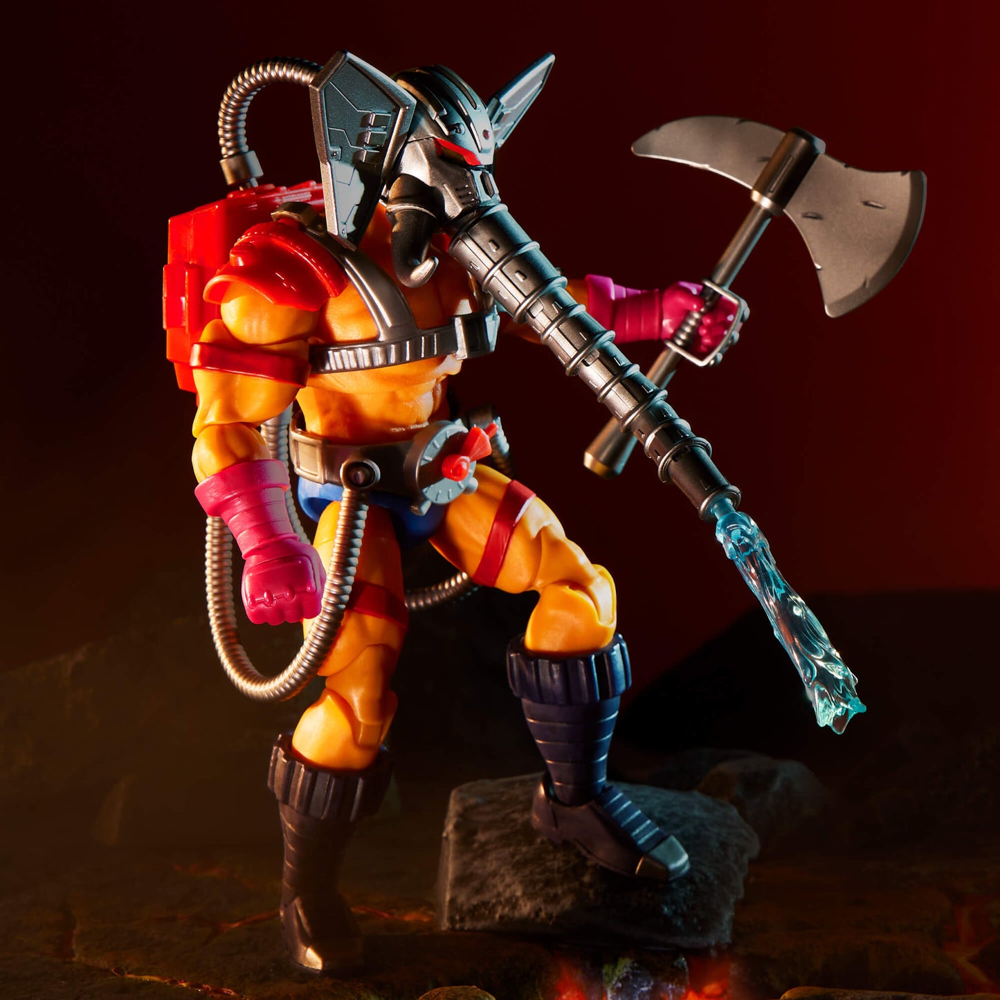 MOTU Masterverse Snout Spout Action Figure - Mô hình nhân vật Eternia Cyborg Mattel Masterverse - Hình ảnh chi tiết 2