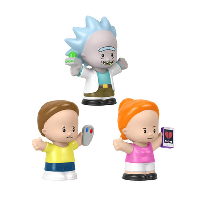 Little People Collector Rick and Morty Figure Set - Bộ Mô Hình Sưu Tập Chính Hãng Mattel