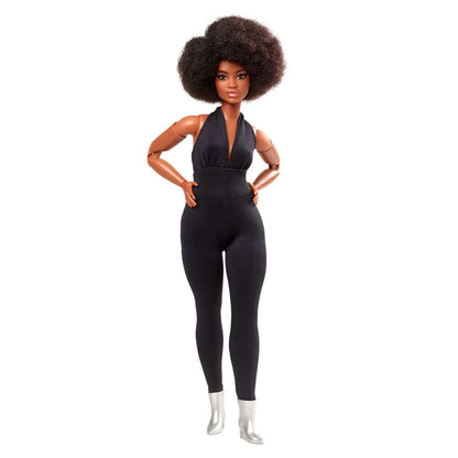 Barbie Looks Doll (Curvy, Brunette) Búp Bê Thời Trang Khớp Nối Linh Hoạt Barbie Signature GTD91 Mattel - ảnh 5 - Collectible 