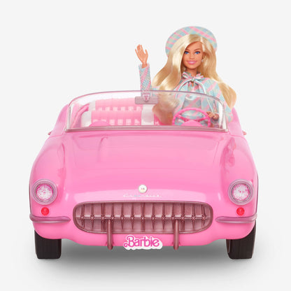 Barbie The Movie Pink Corvette Convertible - Xe Mui Trần Sưu Tầm Mattel - Hình ảnh bổ sung 7