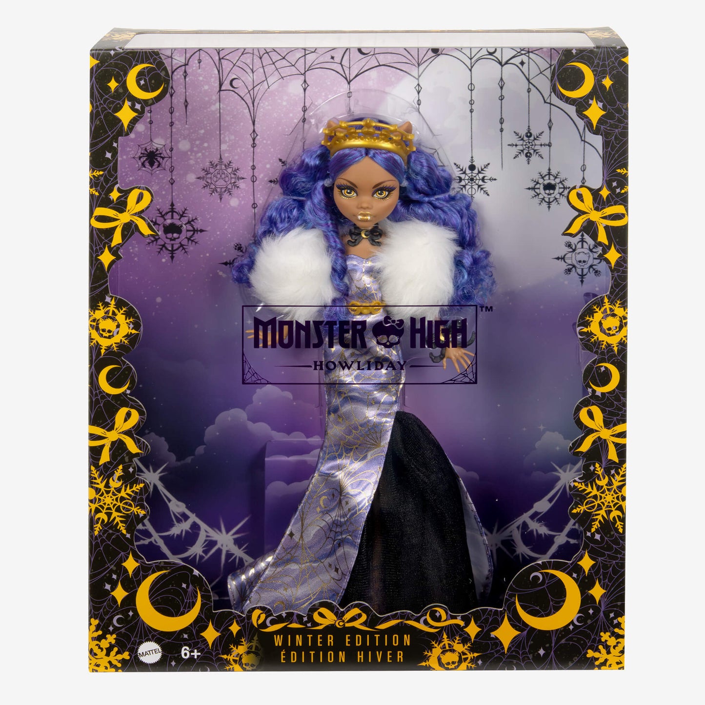 Monster High Howliday Winter Edition Clawdeen Wolf Doll Búp Bê Thời Trang Sưu Tầm Mattel - Hình ảnh bổ sung 7