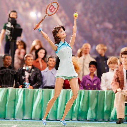 Billie Jean King Barbie Inspiring Women Series Doll - Búp bê Sưu tầm Huyền thoại Quần vợt - Mattel GHT85 - Hình ảnh bổ sung 4