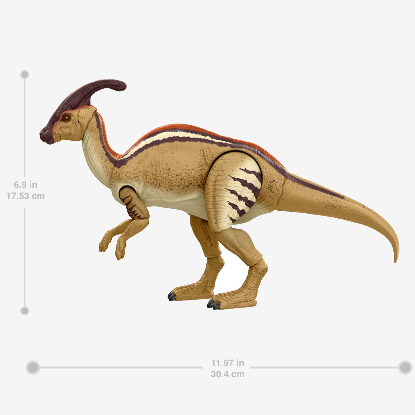 Jurassic World Hammond Collection Parasaurolophus Figure - Mô hình Khủng long Sưu tầm Mattel Mattel - ảnh 1 - Action Figure