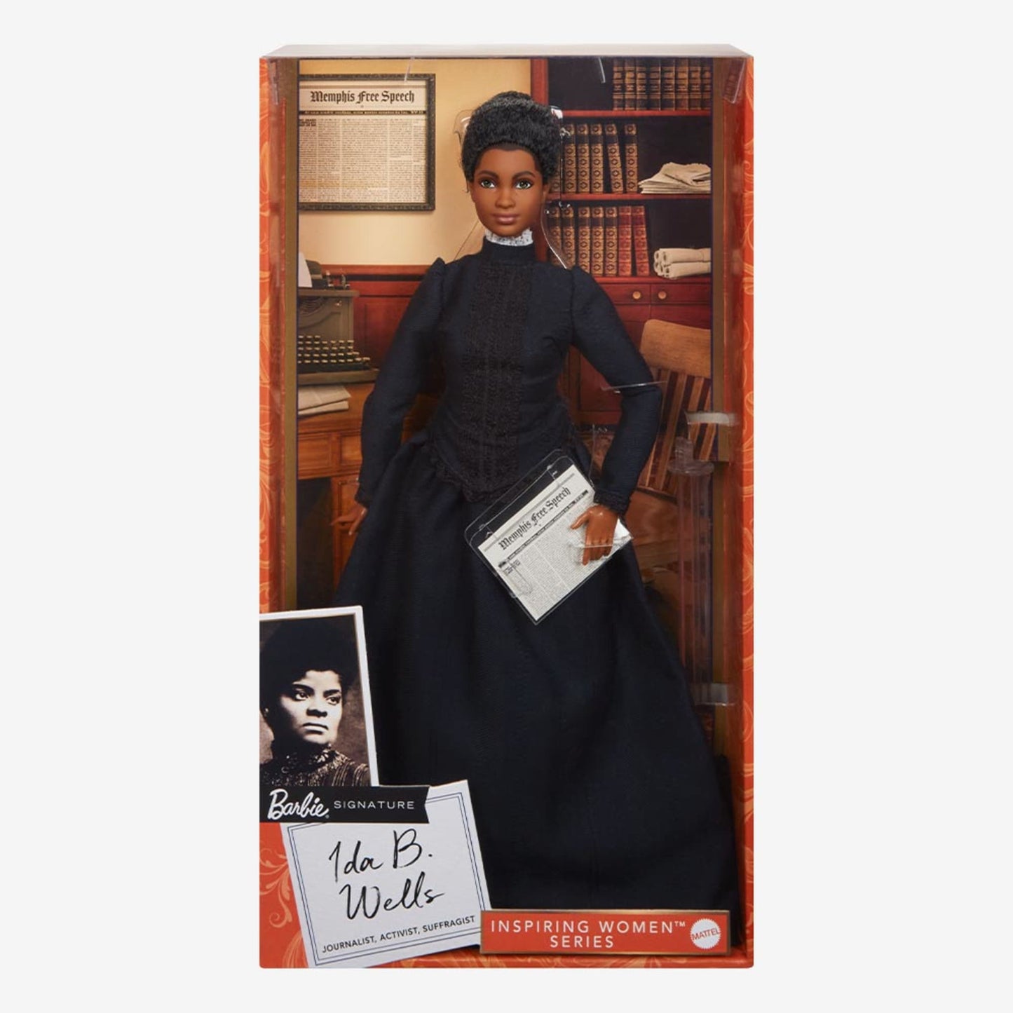 Ida B. Wells Barbie Inspiring Women Doll Búp Bê Sưu Tầm Cao Cấp Barbie Signature HCB81 - Hình ảnh bổ sung 9