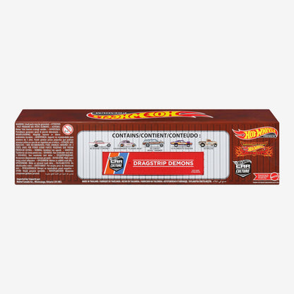 Hot Wheels Premium Car Culture Dragstrip Demons Container Set - Bộ 5 Xe Mô Hình Kim Loại Cao Cấp - Mattel HFF48 - Hình ảnh bổ sung 5